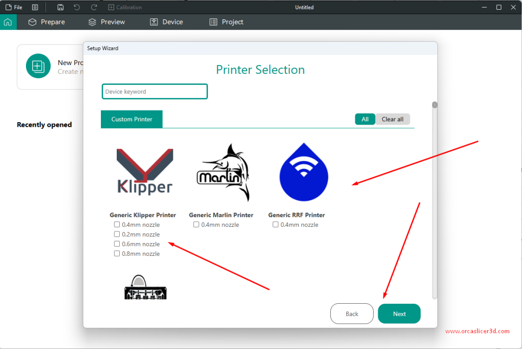 Orca Slicer 15 Add Your 3D Printer