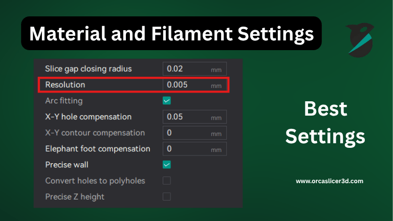 Welcome to the Orca Slicer WIKI! 3 Material and Filament Settings